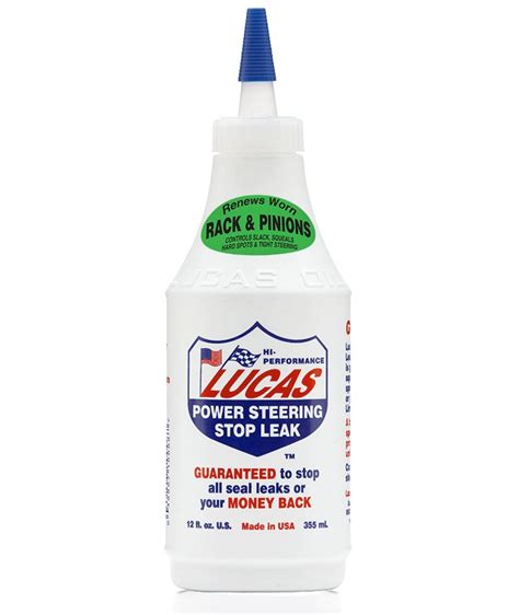 Lucas Oil—Power Steering Stop Leak : r/Cartalk